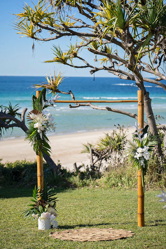 Ceremony styling - North Stradbroke Island