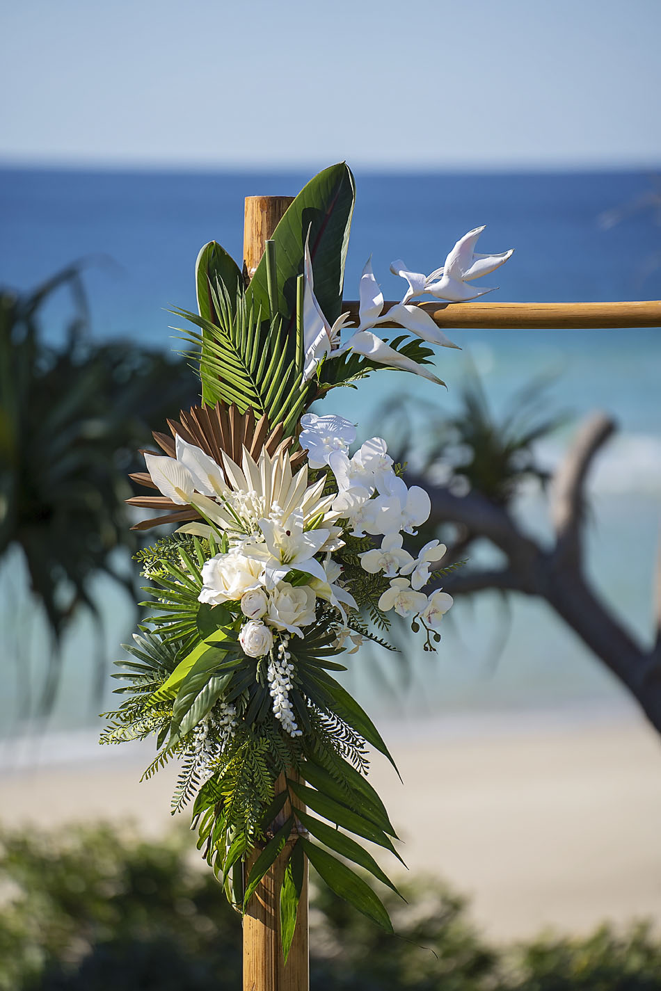 Ceremony styling - North Stradbroke Island