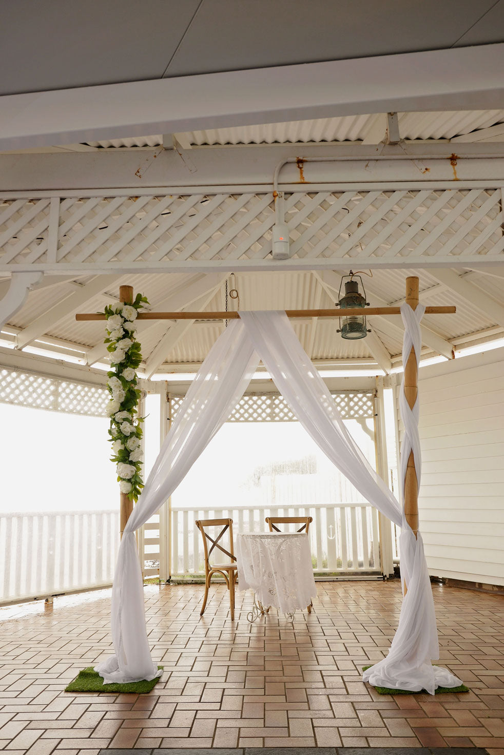 Ceremony styling - Bamboo bliss