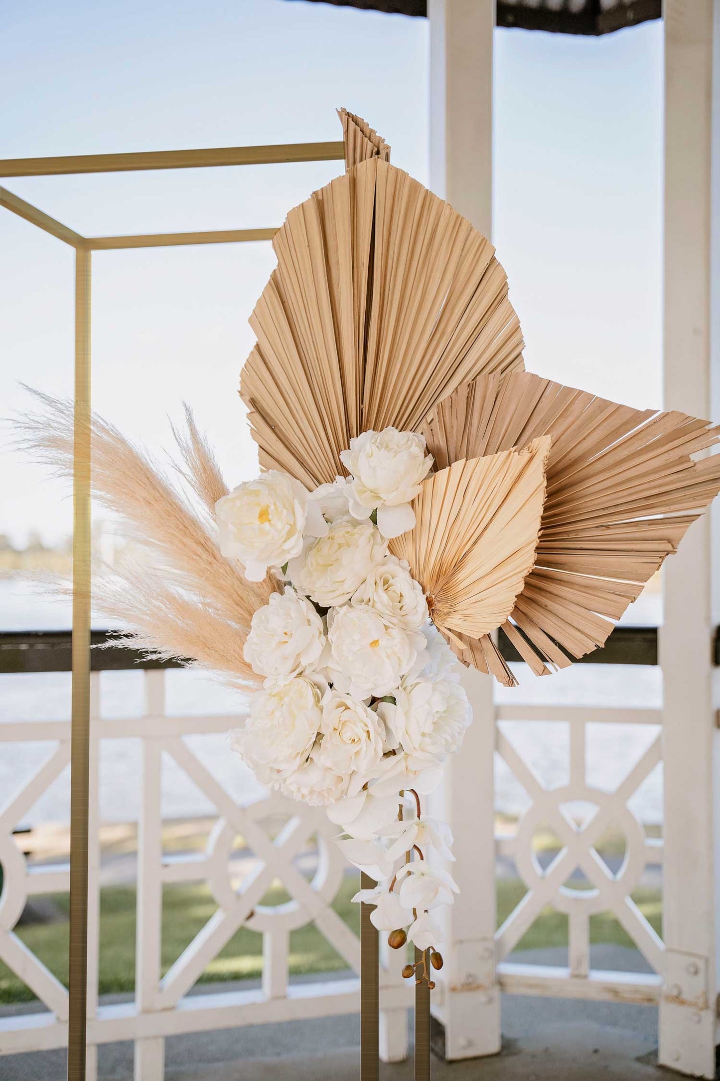 Ceremony styling - Flower stands