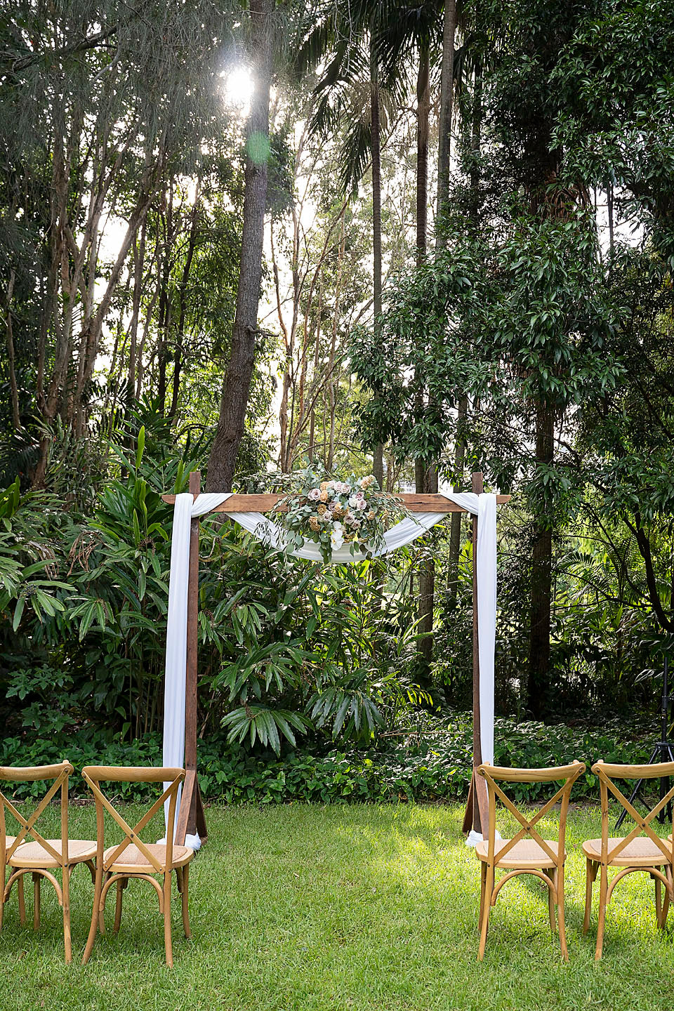 Ceremony styling - Wooden
